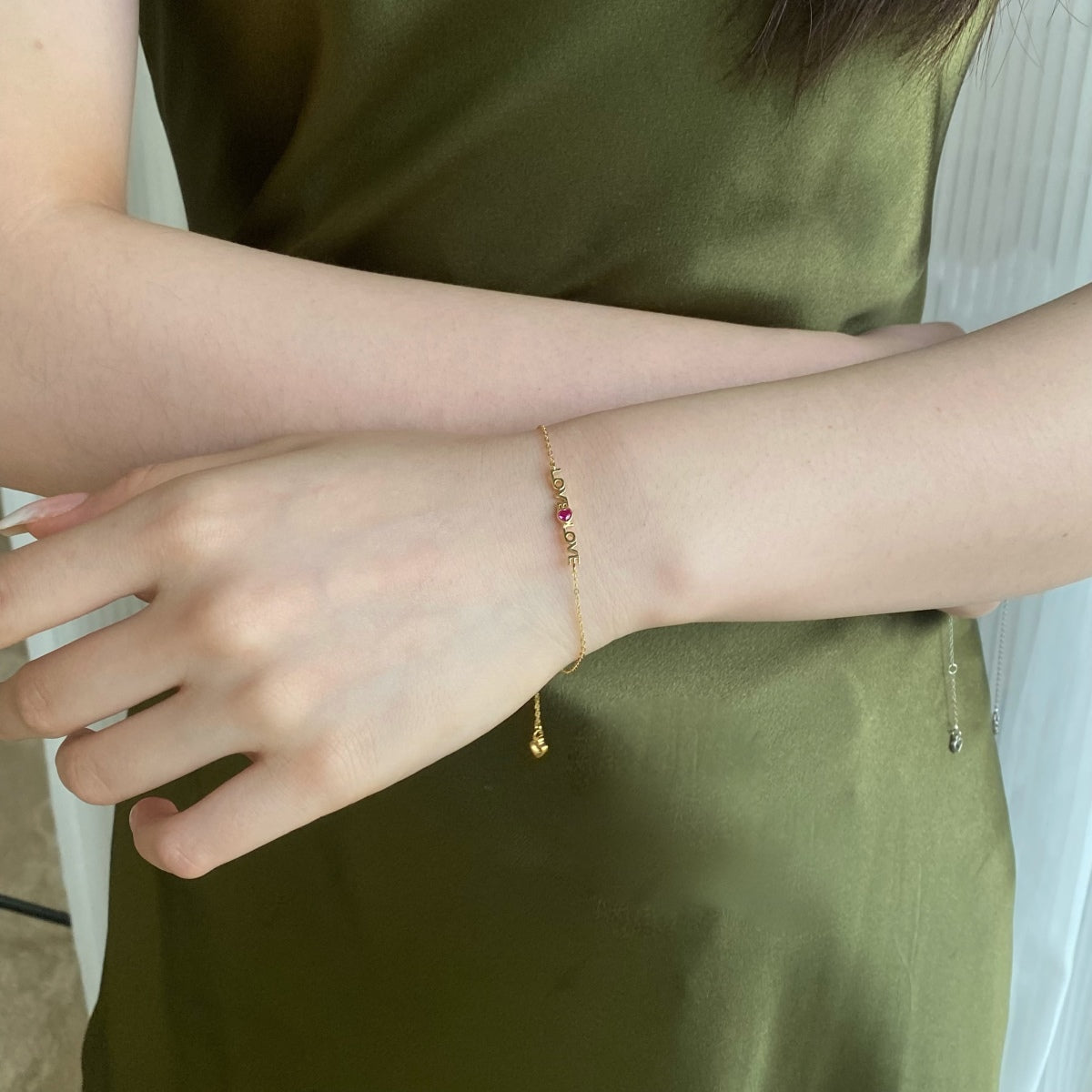 [Clara Jewels]Romantic Heart Shape Lover Bracelet