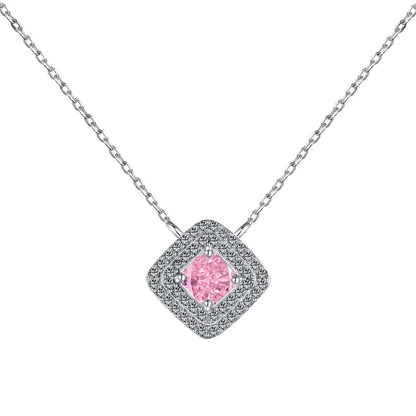 [Clara Jewels]Sparkling Asscher Cut Necklace