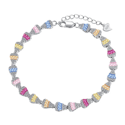 [Clara Jewels]Radiant Water Drop Shape Daily Bracelet