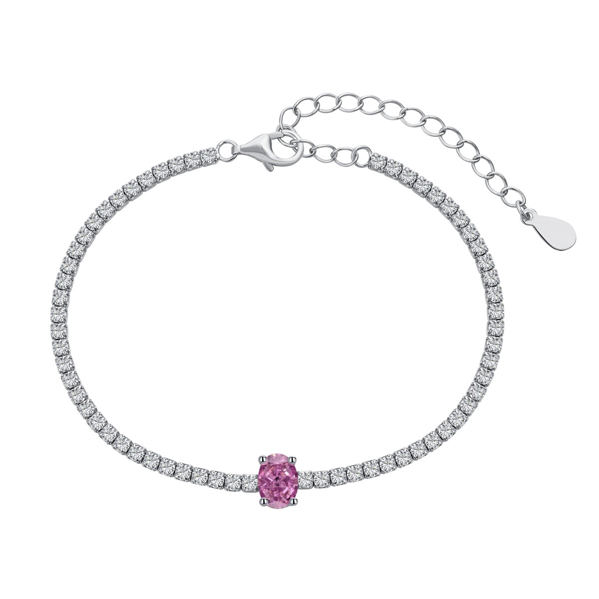 [Clara Jewels]0.75 Carat Exquisite Oval Cut Daily Bracelet