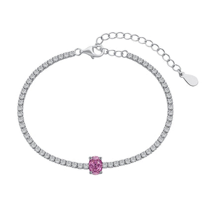[Clara Jewels]0.75 Carat Exquisite Oval Cut Daily Bracelet