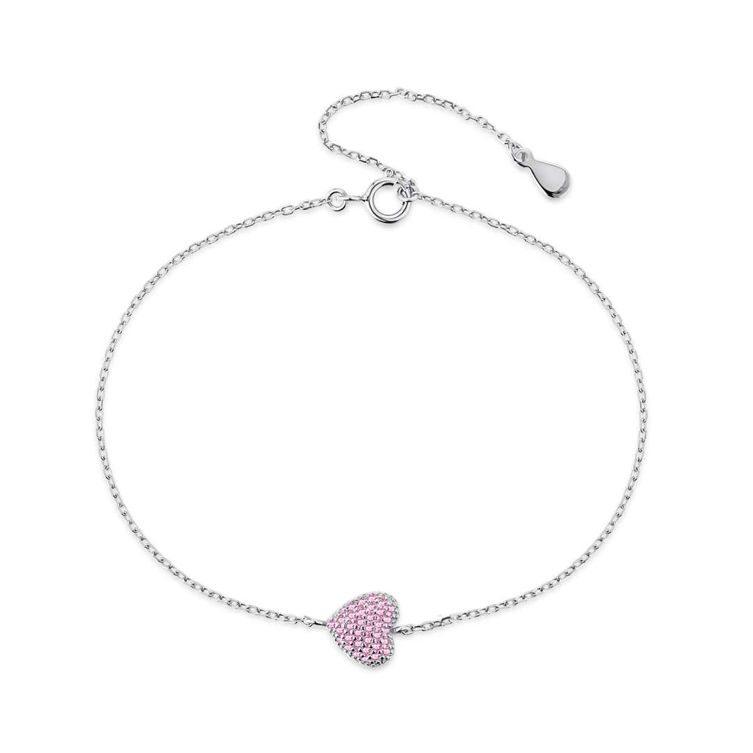 [Clara Jewels]Heart-Shaped Gentle and Versatile Bracelet