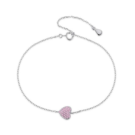 [Clara Jewels]Heart-Shaped Gentle and Versatile Bracelet