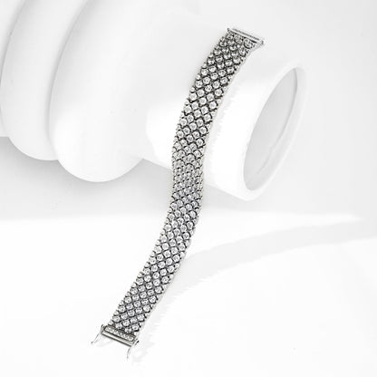 [Clara Jewels]Ornate Elegant Round Cut Party Bracelet