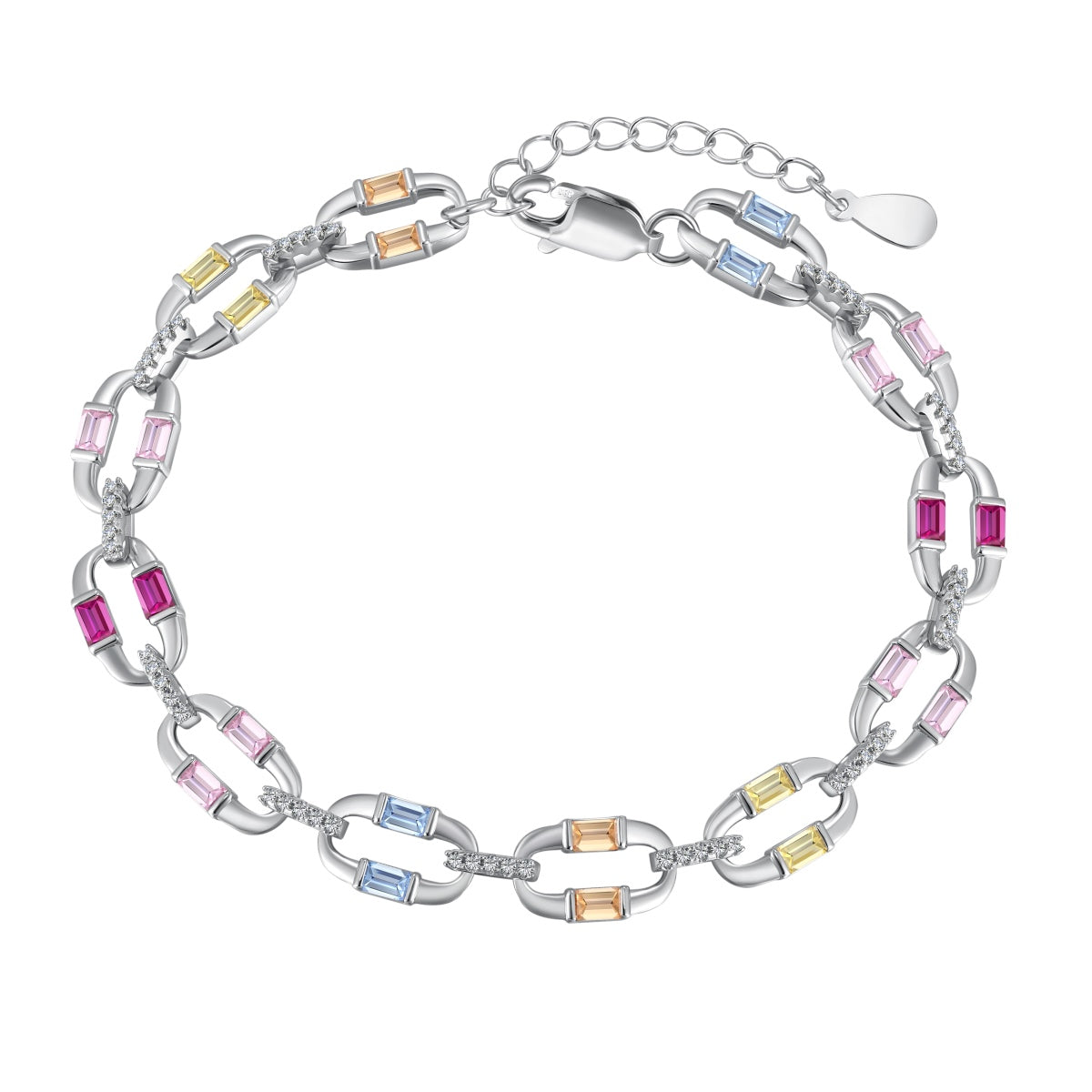[Clara Jewels]Dazzling Colorful Daily Bracelet