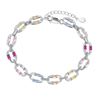 [Clara Jewels]Dazzling Colorful Daily Bracelet