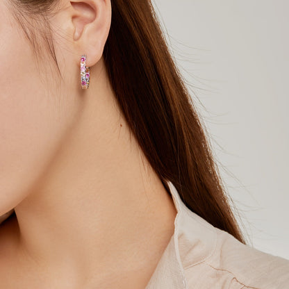 [Clara Jewels]Unique Round Cut Daily Earrings