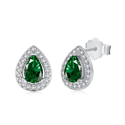 [Clara Jewels]Luxurious Water Drop Shape Earrings