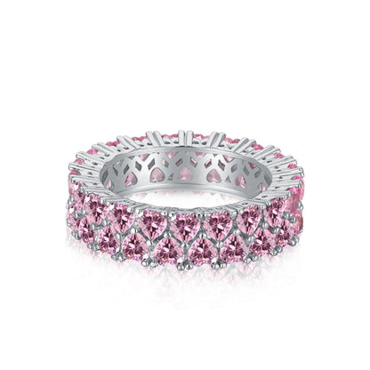 [Clara Jewels]Sparkling Full Heart Ring