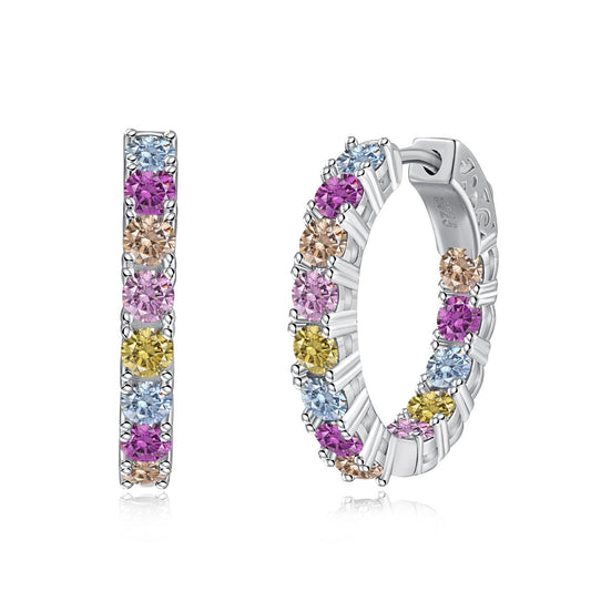[Clara Jewels]Unique Round Cut Daily Earrings