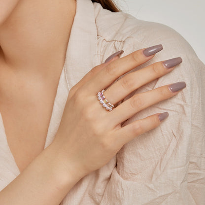 [Clara Jewels]Gorgeous Radiant Cut Daily Ring
