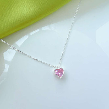 [Clara Jewels]Ornate Heart Shape Necklace
