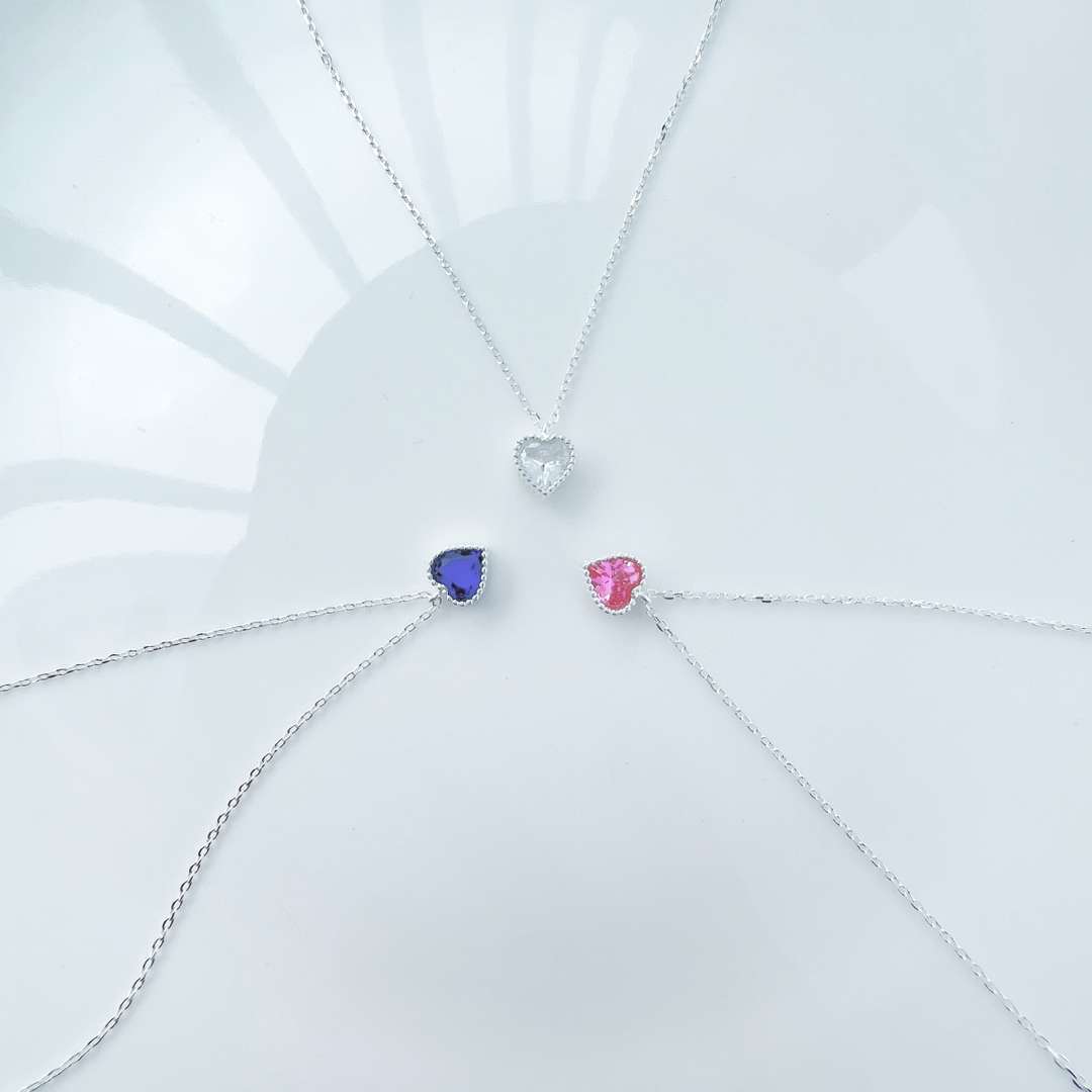 [Clara Jewels]Ornate Heart Shape Necklace