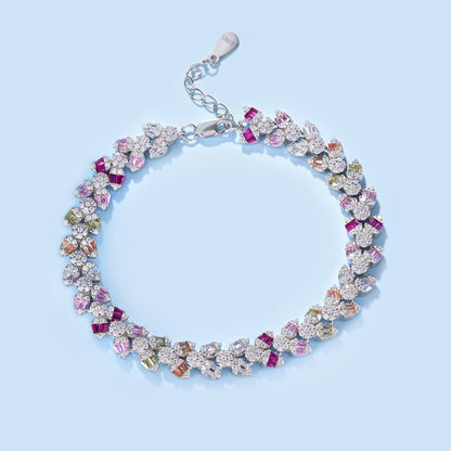 [Clara Jewels]Dainty Exquisite Flower Shape Daily Bracelet