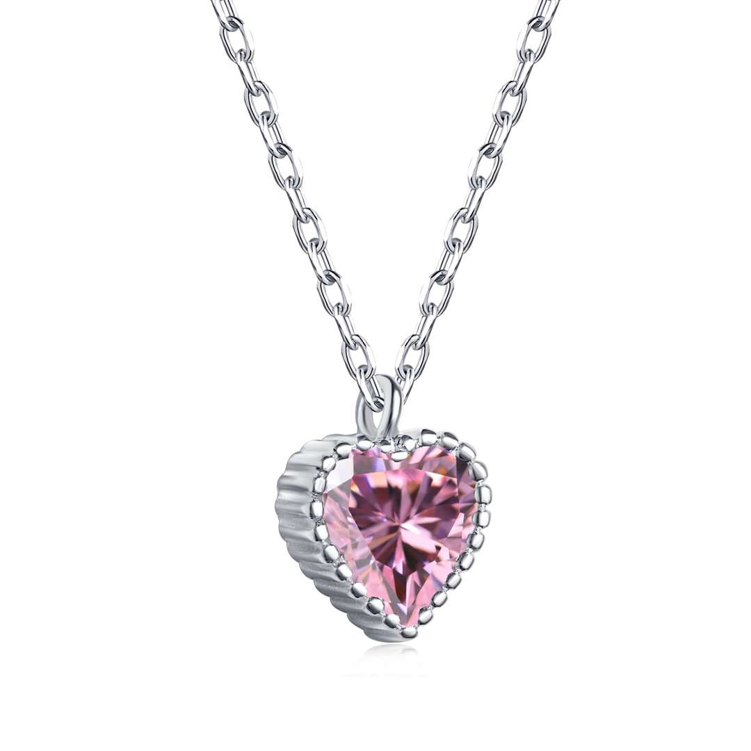 [Clara Jewels]Ornate Heart Shape Necklace