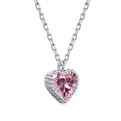 [Clara Jewels]Ornate Heart Shape Necklace