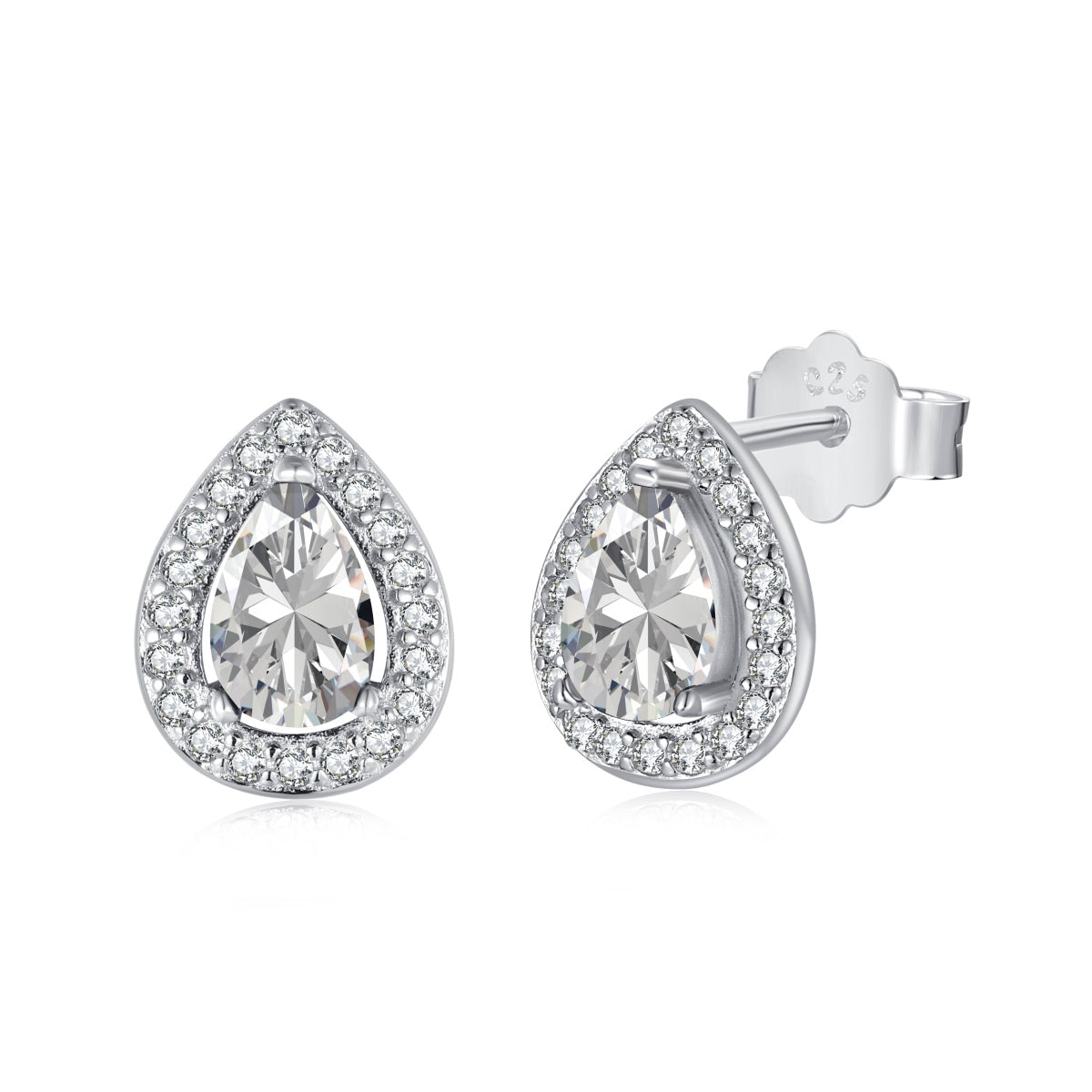 [Clara Jewels]Luxurious Water Drop Shape Earrings