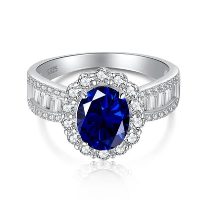 [Clara Jewels]1.5 Carat Dazzling Charming Oval Cut Banquet Ring