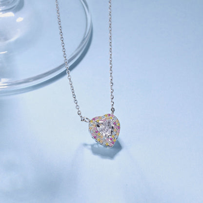 [Clara Jewels]Exquisite Heart Shape Necklace