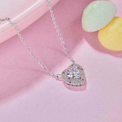 [Clara Jewels]Exquisite Heart Shape Necklace