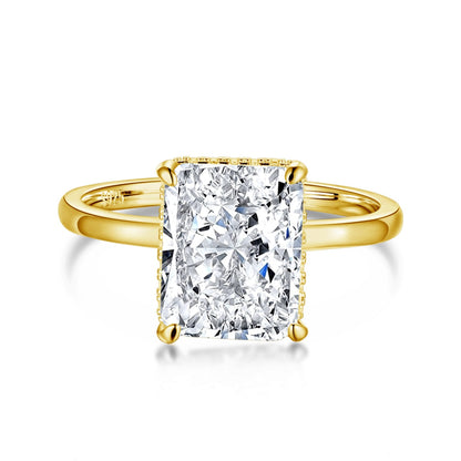 [Clara Jewels]4.0 Carat Ornate Enchanting Radiand Cut Banquet Ring