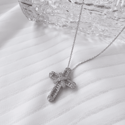 [Clara Jewels]Gypsophila With Dimonds Necklace