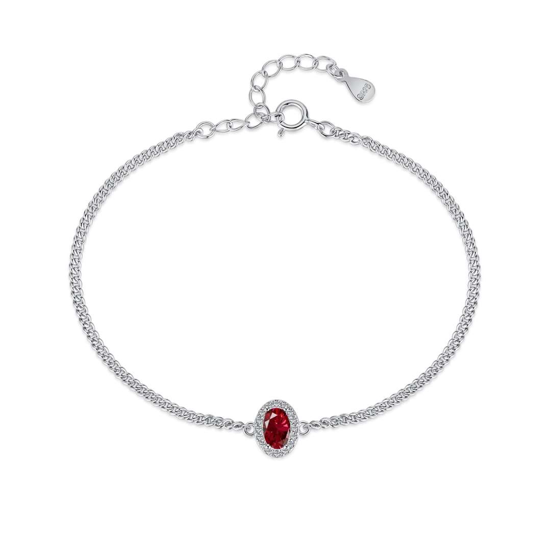 [Clara Jewels]Exquisite Oval Shape Bracelet