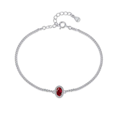 [Clara Jewels]Exquisite Oval Shape Bracelet
