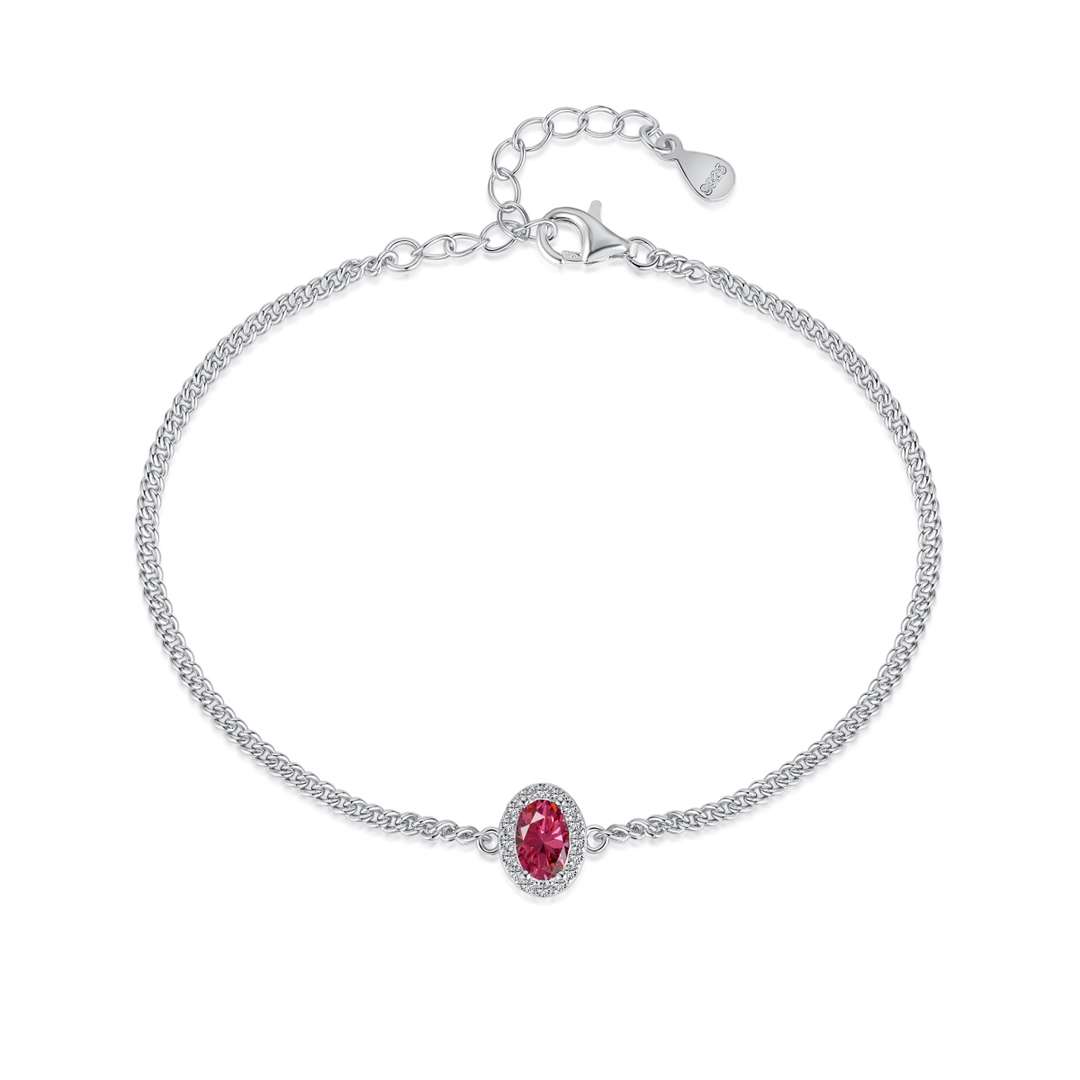 [Clara Jewels]Exquisite Oval Shape Bracelet