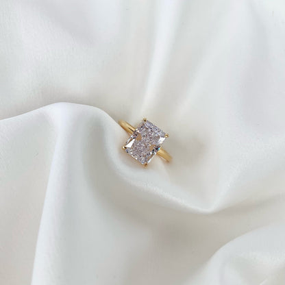 [Clara Jewels]4.0 Carat Ornate Enchanting Radiand Cut Banquet Ring