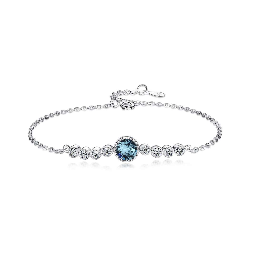 [Clara Jewels]Luxurious Heart Of The Ocean Bracelet