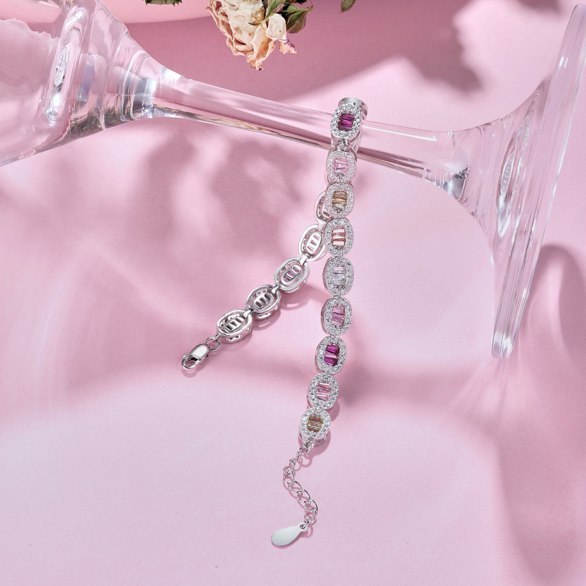 [Clara Jewels]Exquisite Ornate Emerald Cut Daily Bracelet