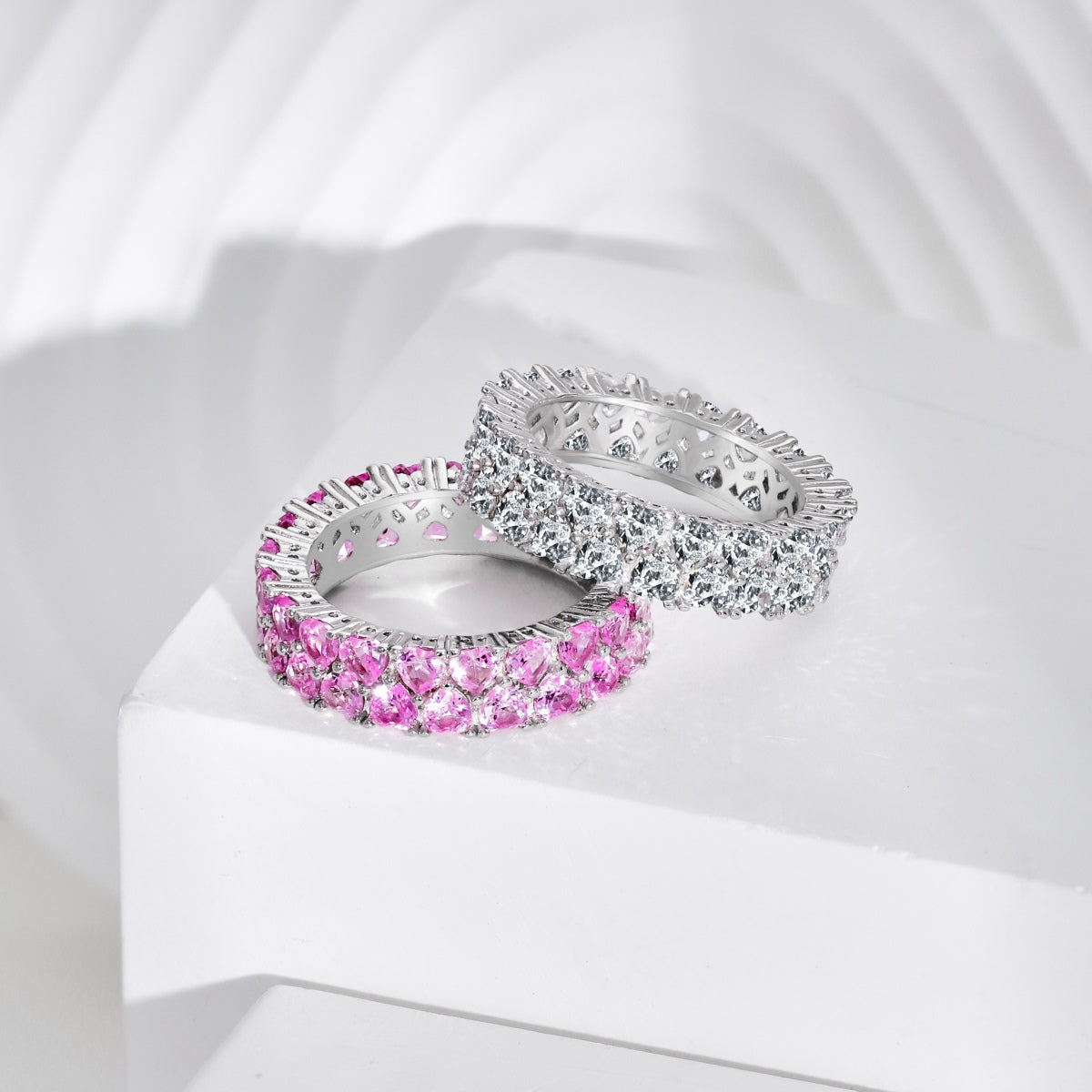 [Clara Jewels]Sparkling Full Heart Ring