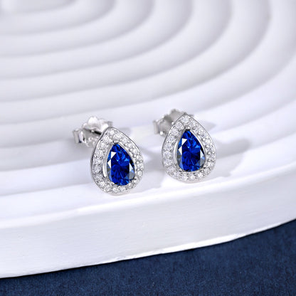 [Clara Jewels]Luxurious Water Drop Shape Earrings