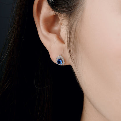 [Clara Jewels]Luxurious Water Drop Shape Earrings