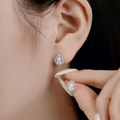 [Clara Jewels]Luxurious Water Drop Shape Earrings