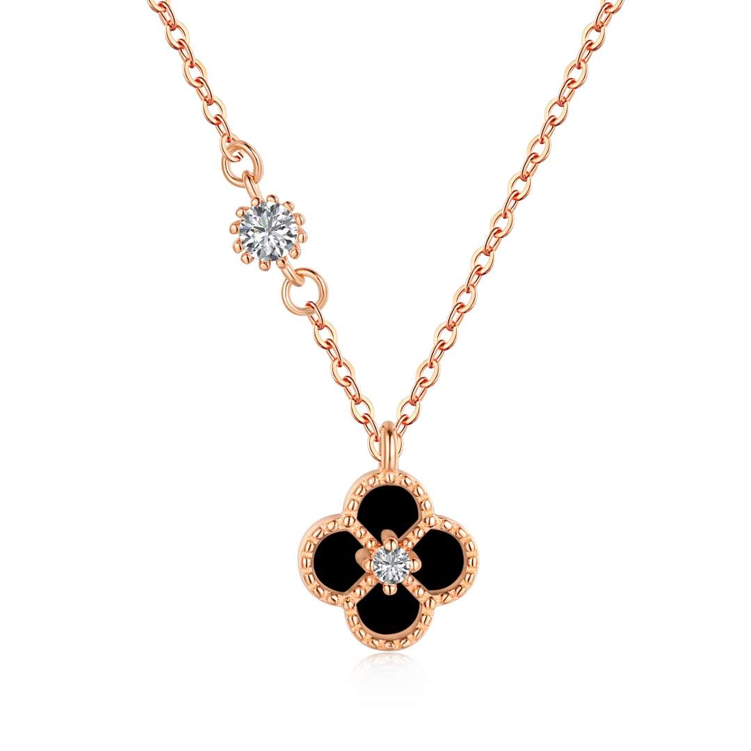 [Clara Jewels]Delicate Flower Shape Necklace