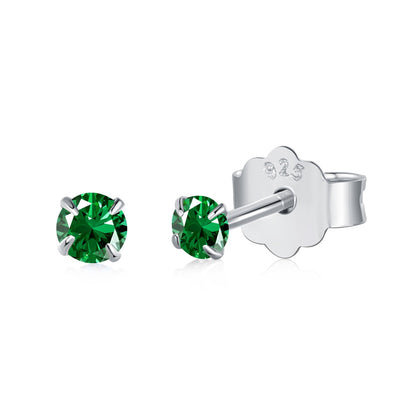 [Clara Jewels]Delicate Solitaire Earrings