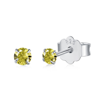 [Clara Jewels]Delicate Solitaire Earrings