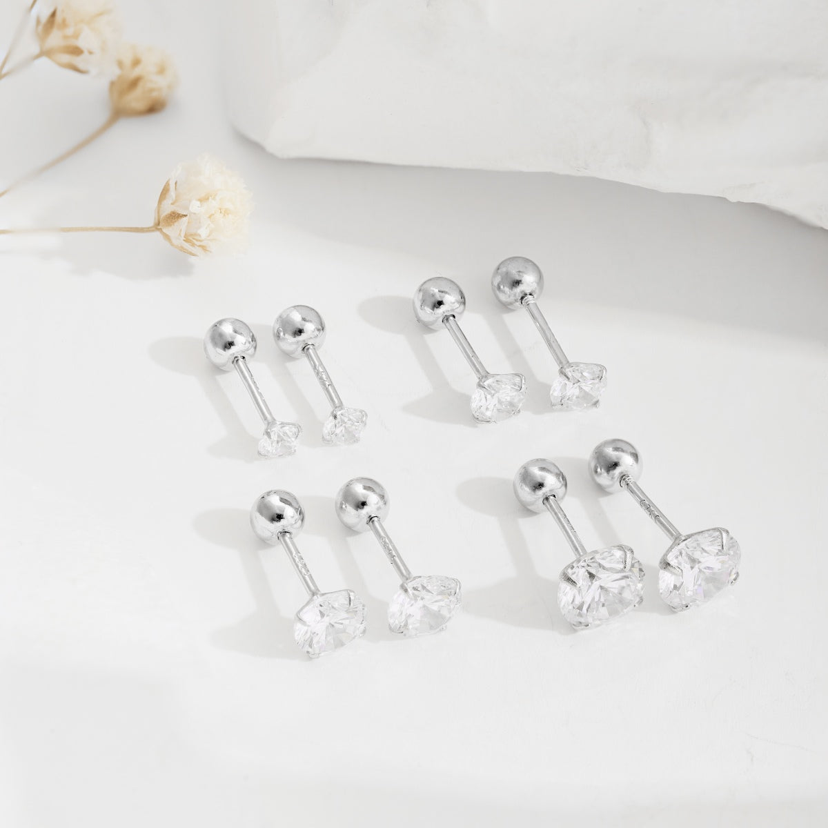 [Clara Jewels]Unique U-Shaped Ear Bone Earrings