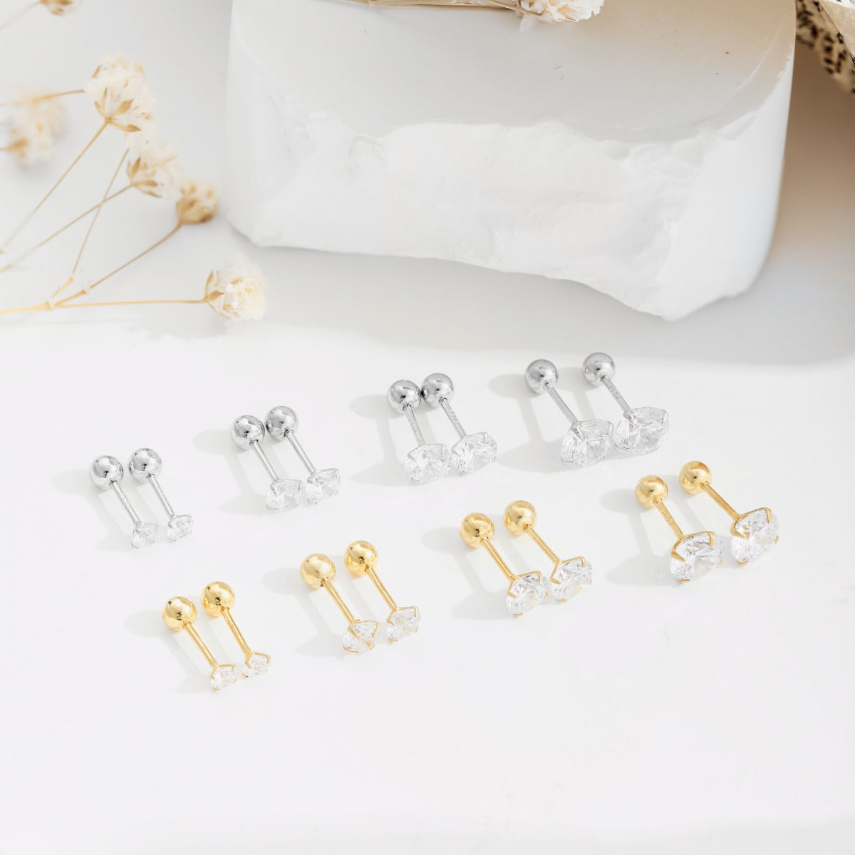 [Clara Jewels]Unique U-Shaped Ear Bone Earrings