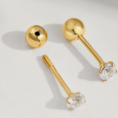 [Clara Jewels]Unique U-Shaped Ear Bone Earrings