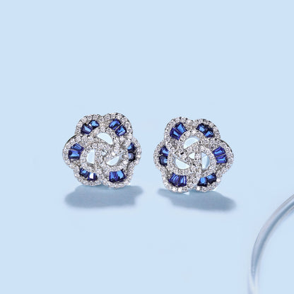 [Clara Jewels]Exquisite Flower Shape Daily Earrings
