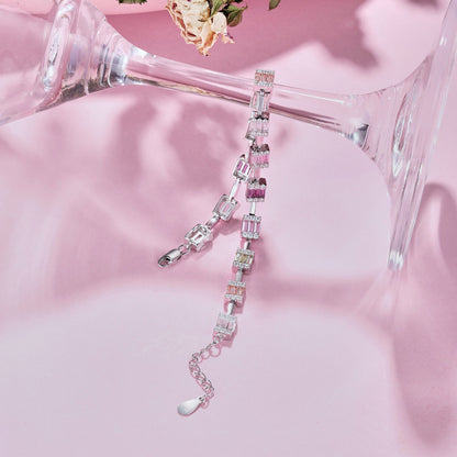 [Clara Jewels]Dainty Charming Emerald Cut Daily Bracelet