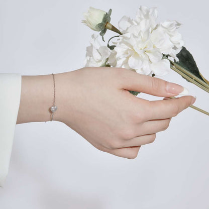 [Clara Jewels]Heart-Shaped Gentle and Versatile Bracelet