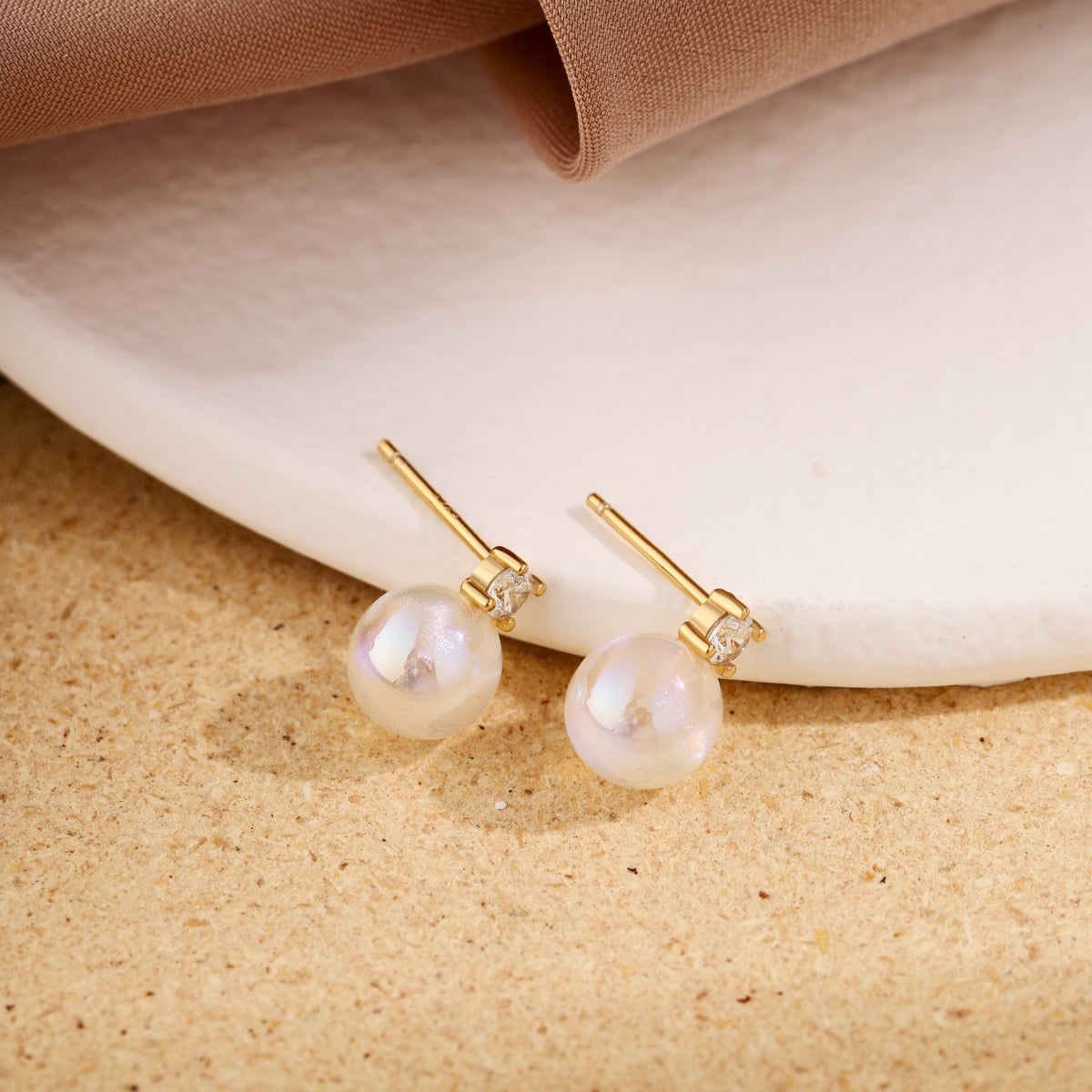 [Clara Jewels]Symphony Mermaid Pearl Earrings