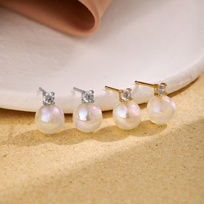 [Clara Jewels]Symphony Mermaid Pearl Earrings