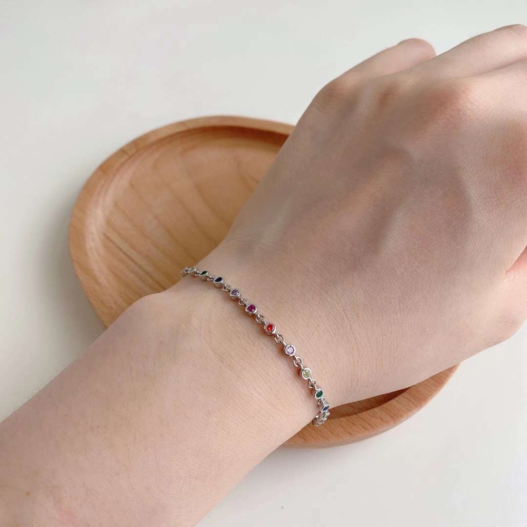 [Clara Jewels]Colorful Bead Array Bracelet