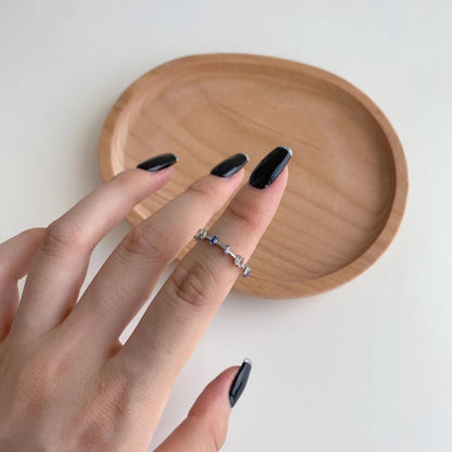 [Clara Jewels]Unique Trapezoid Cut Daily Ring