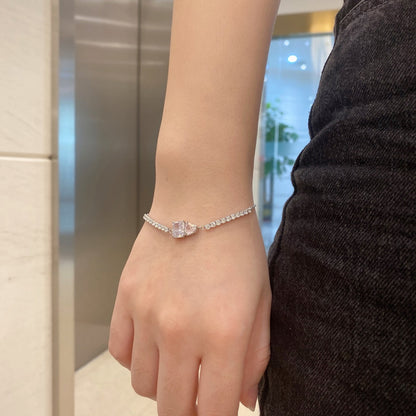 [Clara Jewels]Dazzling Unique Multi Shape Lover Bracelet